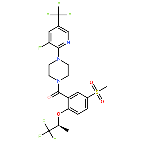 Methanone, [4-[3-fluoro-5-(trifluoromethyl)-2-pyridinyl]-1-piperazinyl][5-(methylsulfonyl)-