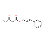 Propanedioic acid, methyl (2E)-3-phenyl-2-propenyl ester