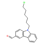 9H-Carbazole-3-carboxaldehyde, 9-(6-chlorohexyl)-