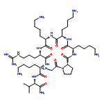 L-VALINAMIDE, GLYCYL-L-PROLYL-L-LYSYL-L-LYSYL-L-LYSYL-L-ARGINYL-L-LYSYL-