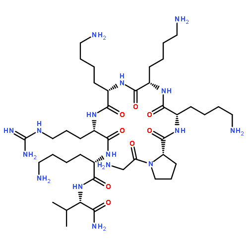 L-VALINAMIDE, GLYCYL-L-PROLYL-L-LYSYL-L-LYSYL-L-LYSYL-L-ARGINYL-L-LYSYL-