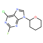 6-CHLORO-2-FLUORO-9-TETRAHYDROPYRANYLPURINE