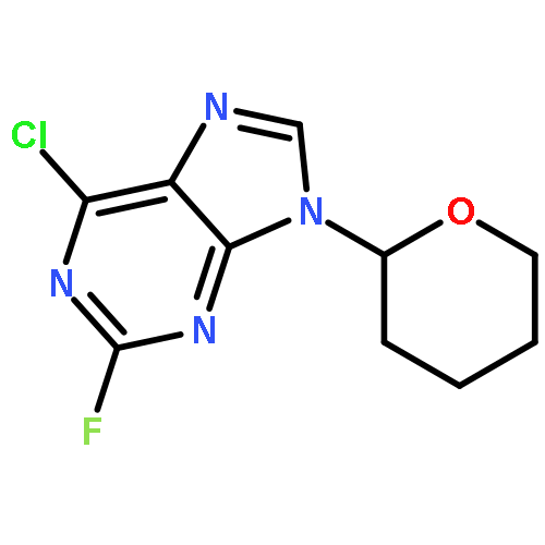 6-CHLORO-2-FLUORO-9-TETRAHYDROPYRANYLPURINE