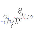 L-HISTIDINE, L-VALYL-L-ARGINYL-L-ISOLEUCYL-L-PROLYL-L-VALYL-L-TRYPTOPHYL-