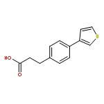 BENZENEPROPANOIC ACID, 4-(3-THIENYL)-