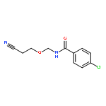 Benzamide,4-chloro-N-(cyanoethoxymethyl)-