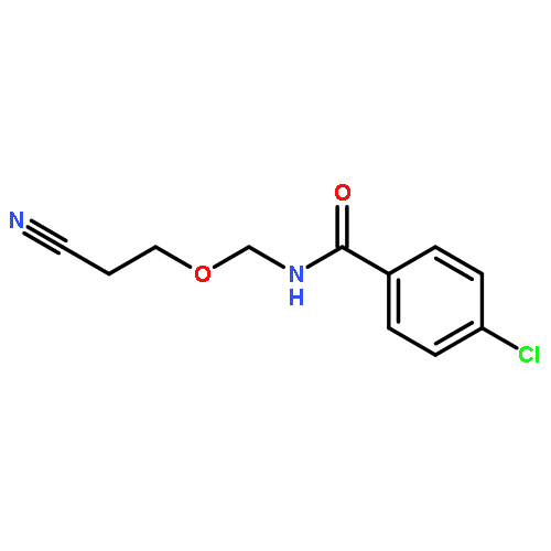 Benzamide,4-chloro-N-(cyanoethoxymethyl)-