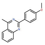 Quinazoline, 2-(4-methoxyphenyl)-4-methyl-