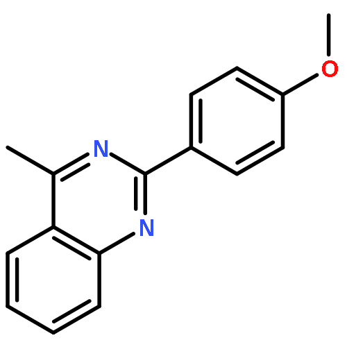 Quinazoline, 2-(4-methoxyphenyl)-4-methyl-