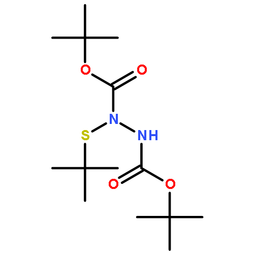 Di-tert-butyl 1-(tert-butylthio)-1,2-hydrazinedicarboxylate