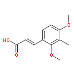 2-PROPENOIC ACID, 3-(2,4-DIMETHOXY-3-METHYLPHENYL)-