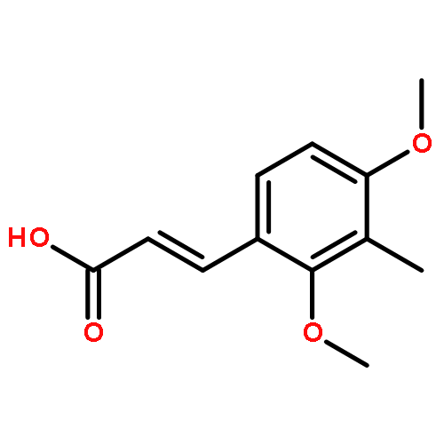 2-PROPENOIC ACID, 3-(2,4-DIMETHOXY-3-METHYLPHENYL)-