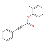 2-PROPYNOIC ACID, 3-PHENYL-, 2-IODOPHENYL ESTER