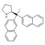 PYRROLIDINE, 2-(FLUORODI-2-NAPHTHALENYLMETHYL)-, (2S)-