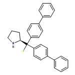 Pyrrolidine, 2-[bis([1,1'-biphenyl]-4-yl)fluoromethyl]-, (2S)-