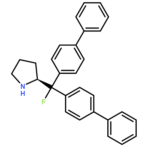 Pyrrolidine, 2-[bis([1,1'-biphenyl]-4-yl)fluoromethyl]-, (2S)-