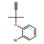 Benzene, 1-bromo-2-[(1,1-dimethyl-2-propynyl)oxy]-