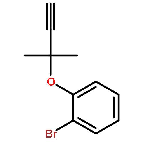 Benzene, 1-bromo-2-[(1,1-dimethyl-2-propynyl)oxy]-