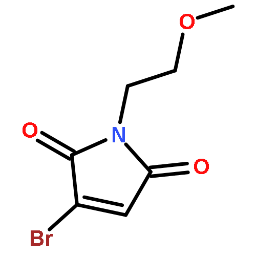 1H-PYRROLE-2,5-DIONE, 3-BROMO-1-(2-METHOXYETHYL)-