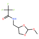 Acetamide, 2,2,2-trifluoro-N-[(2-methoxy-1,3-dioxolan-4-yl)methyl]-