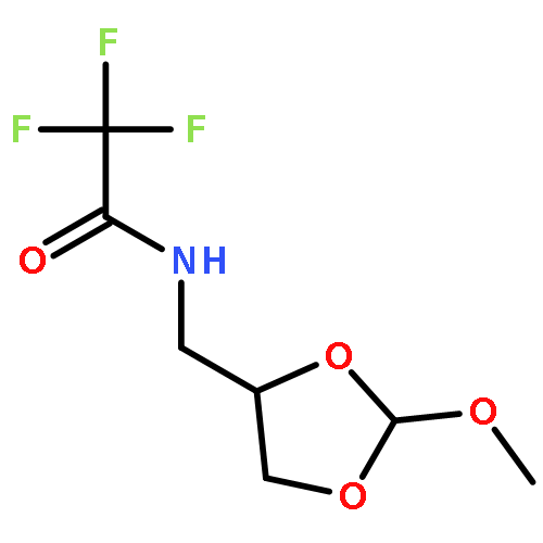 Acetamide, 2,2,2-trifluoro-N-[(2-methoxy-1,3-dioxolan-4-yl)methyl]-