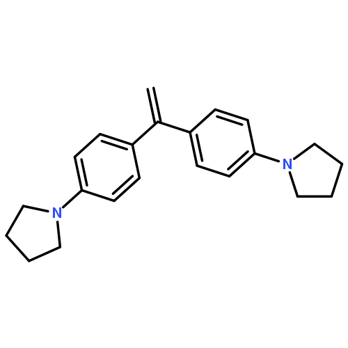 Pyrrolidine, 1,1'-(ethenylidenedi-4,1-phenylene)bis-