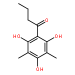 1-(2,4,6-Trihydroxy-3,5-dimethyl-phenyl)-butan-1-on