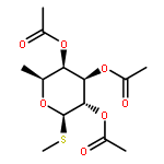 b-L-Galactopyranoside, methyl6-deoxy-1-thio-, triacetate (9CI)