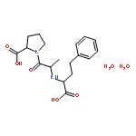 L-Proline,1-[N-(1-carboxy-3-phenylpropyl)-L-alanyl]-, dihydrate, (S)- (9CI)