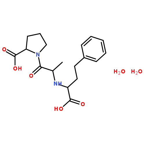 L-Proline,1-[N-(1-carboxy-3-phenylpropyl)-L-alanyl]-, dihydrate, (S)- (9CI)