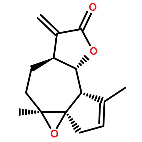 3H-Oxireno[8,8a]azuleno[4,5-b]furan-8(4aH)-one,5,6,6a,7,9a,9b-hexahydro-1,4a-dimethyl-7-methylene-, (3aR,4aS,6aS,9aS,9bR)-