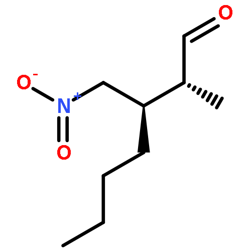 Heptanal, 2-methyl-3-(nitromethyl)-, (2R,3R)-