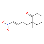 Cyclohexanone, 2-methyl-2-(4-nitro-3-butenyl)-