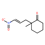 CYCLOHEXANONE, 2-METHYL-2-(3-NITRO-2-PROPENYL)-