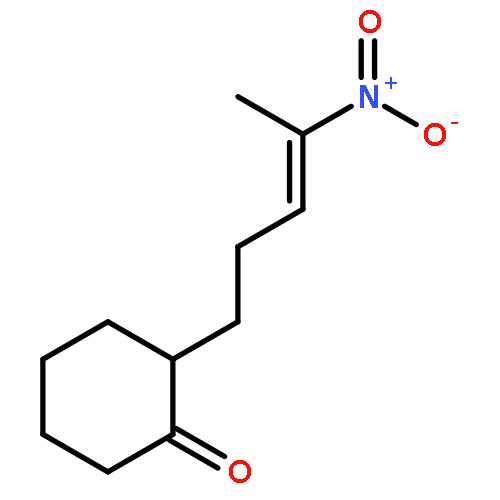 Cyclohexanone, 2-(4-nitro-3-pentenyl)-