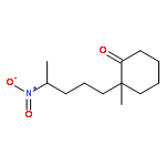 Cyclohexanone, 2-methyl-2-(4-nitropentyl)-