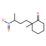 Cyclohexanone, 2-methyl-2-(3-nitrobutyl)-