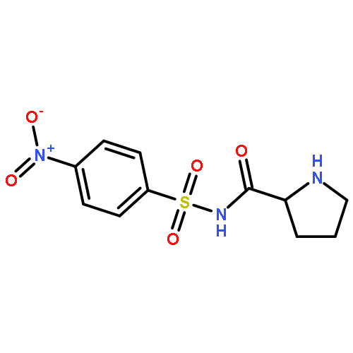 2-Pyrrolidinecarboxamide, N-[(4-nitrophenyl)sulfonyl]-, (2S)-