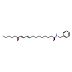 9,11-Octadecadienamide, 13-oxo-N-(phenylmethyl)-, (9E,11E)-