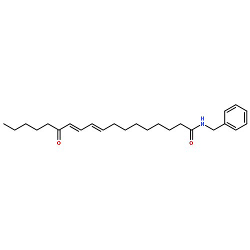 9,11-Octadecadienamide, 13-oxo-N-(phenylmethyl)-, (9E,11E)-