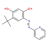 1,3-Benzenediol, 4-(1,1-dimethylethyl)-6-(2-pyridinylazo)-