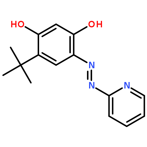 1,3-Benzenediol, 4-(1,1-dimethylethyl)-6-(2-pyridinylazo)-