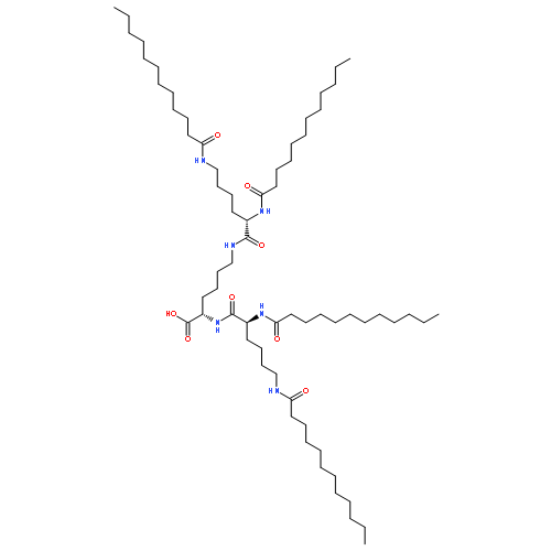 L-LYSINE, N2,N6-BIS[N2,N6-BIS(1-OXODODECYL)-L-LYSYL]-