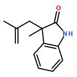 2H-INDOL-2-ONE, 1,3-DIHYDRO-3-METHYL-3-(2-METHYL-2-PROPENYL)-