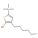 Stannane, (5-bromo-4-hexyl-2-thienyl)trimethyl-