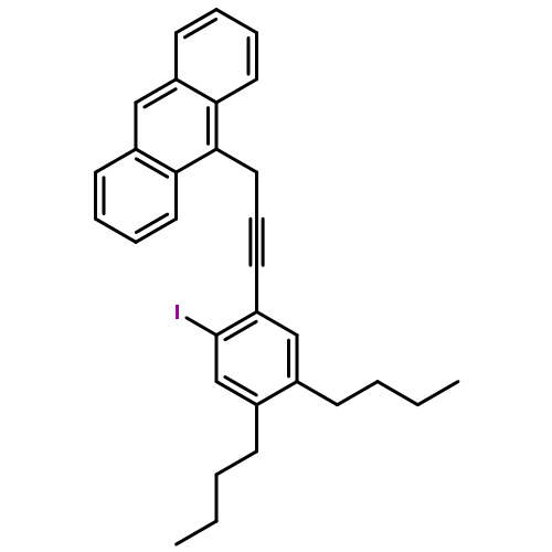 Anthracene, 9-[3-(4,5-dibutyl-2-iodophenyl)-2-propynyl]-