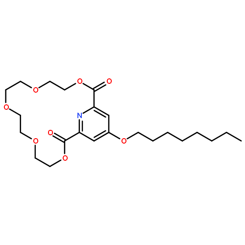 3,6,9,12,15-PENTAOXA-21-AZABICYCLO[15.3.1]HENEICOSA-1(21),17,19-TRIENE-2,16-DIONE, 19-(OCTYLOXY)-