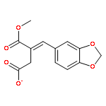 Butanedioicacid, 2-(1,3-benzodioxol-5-ylmethylene)-, 1-methyl ester