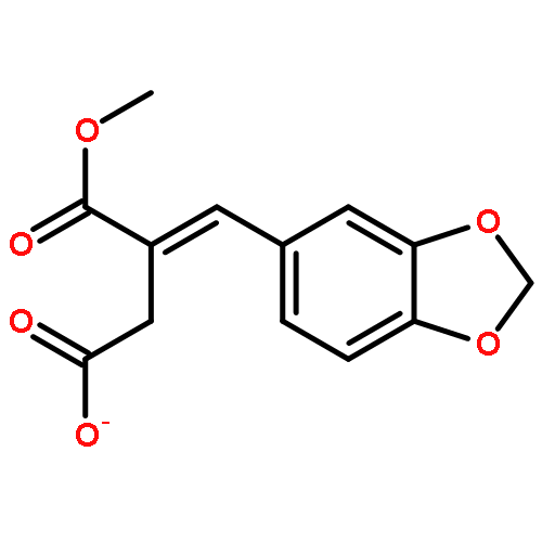 Butanedioicacid, 2-(1,3-benzodioxol-5-ylmethylene)-, 1-methyl ester