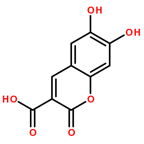 6,7-dihydroxy-2-oxochromene-3-carboxylic Acid